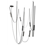 Fremont Multi-Light Bar Pendant - Black / Clear