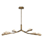 Geneva Linear Chandelier - Rusted Gold