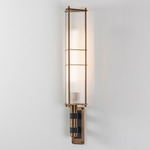Arbor Wall Sconce - Antique Brass / Satin Black