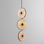 Beran Drop Chandelier - Dark Bronze / Alabaster