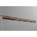 Colt Multi Linear Pendant - Dark Bronze / Satin Hazel