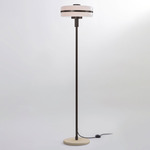 Masina Floor Lamp - Dark Bronze / Satin Dove