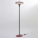 Masina Floor Lamp - Dark Bronze / Textured Oxblood