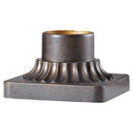 Square Pier Mount - Grecian Bronze