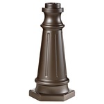 Base Pier and Post Accessory - Oil Rubbed Bronze