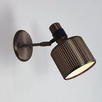 Riddle Wall Sconce - Dark Bronze / Textured Black