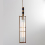 Arbor Pendant - Antique Brass / Satin Black
