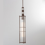 Arbor Pendant - Dark Bronze / Satin White