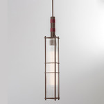 Arbor Pendant - Dark Bronze / Textured Oxblood