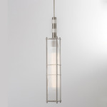 Arbor Pendant - Satin Nickel / Satin White
