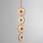 Beran Drop Chandelier - Dark Bronze / Alabaster