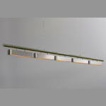 Colt Multi Linear Pendant - Satin Nickel / Satin Olive