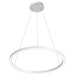 Compass Pendant - White / White