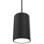 Mono 4 Mini Drum Pendant - Black / Frosted