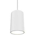 Mono 4 Mini Drum Pendant - White / Frosted