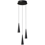 RCD Multi Light Pendant - Matte Black / Gold