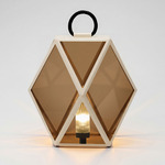 Muse Wired Outdoor Floor Lamp - Cream / Amber