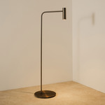Heron Floor Lamp - Antique Bronze