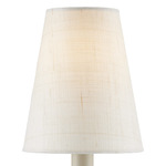 Grasscloth Chandelier / Wall Sconce Shade - Ivory Fine Grasscloth