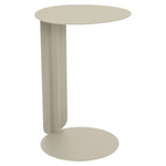 Bebop Offset Side Table - Clay Grey