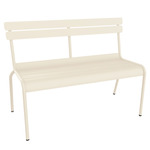 Luxembourg 2/3 Seater Bench w/ Backrest - Latte Beige
