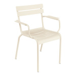 Luxembourg Steel Armchair Set of 2 - Latte Beige