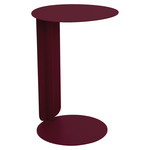 Bebop Offset Side Table - Black Cherry
