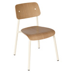Studie Side Chair Set of 2 - Latte Beige / Oak
