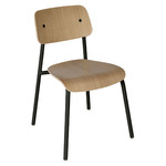Studie Side Chair Set of 2 - Liquorice / Oak