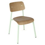 Studie Side Chair Set of 2 - Ice Mint / Oak