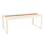 Bellevie Dining Table with Storage - Latte Beige