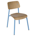 Studie Side Chair Set of 2 - Maya Blue / Oak