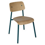 Studie Side Chair Set of 2 - Acapulco Blue / Oak