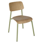 Studie Side Chair Set of 2 - Willow Green / Oak