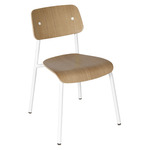 Studie Side Chair Set of 2 - Cotton / Oak