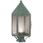Ashford Outdoor Post Light - Verde Green / Seedy