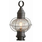 Ellington Outdoor Post Light - Gunmetal / Optic