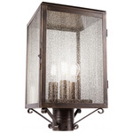 Westbrook Outdoor Post Light - Dark Brass / Seedy