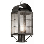 Durham Outdoor Post Light - Gunmetal / Seedy