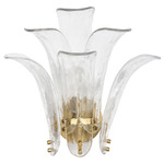 Cala Wall Sconce - Antique Brass / Clear Glass