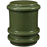 Reglet Ceramic Stool - Reactive Green