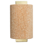 Confetti Wall Sconce - Brushed Brass / Natural
