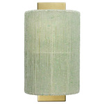 Confetti Wall Sconce - Brushed Brass / Sage