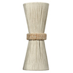 Corset Wall Sconce - Brushed Brass / Jute