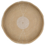 Sundial Wall Art - White / Natural