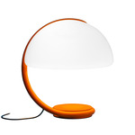 Serpente Table Lamp - Orange / Opal