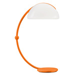 Serpente Floor Lamp - Orange / Opal