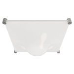 Bolla Wall / Ceiling Light - Grey / White