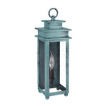 Ellis Wall Light - Verdi Gris / Clear Seedy