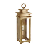 Ellis Wall Light - Antique Brass / Clear